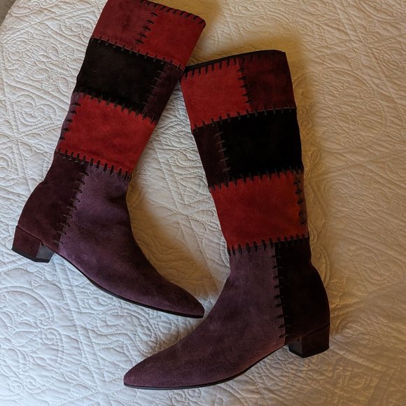 Miu Miu suede low heeled boot  Size 8.5 NWOT - Picture 6 of 16